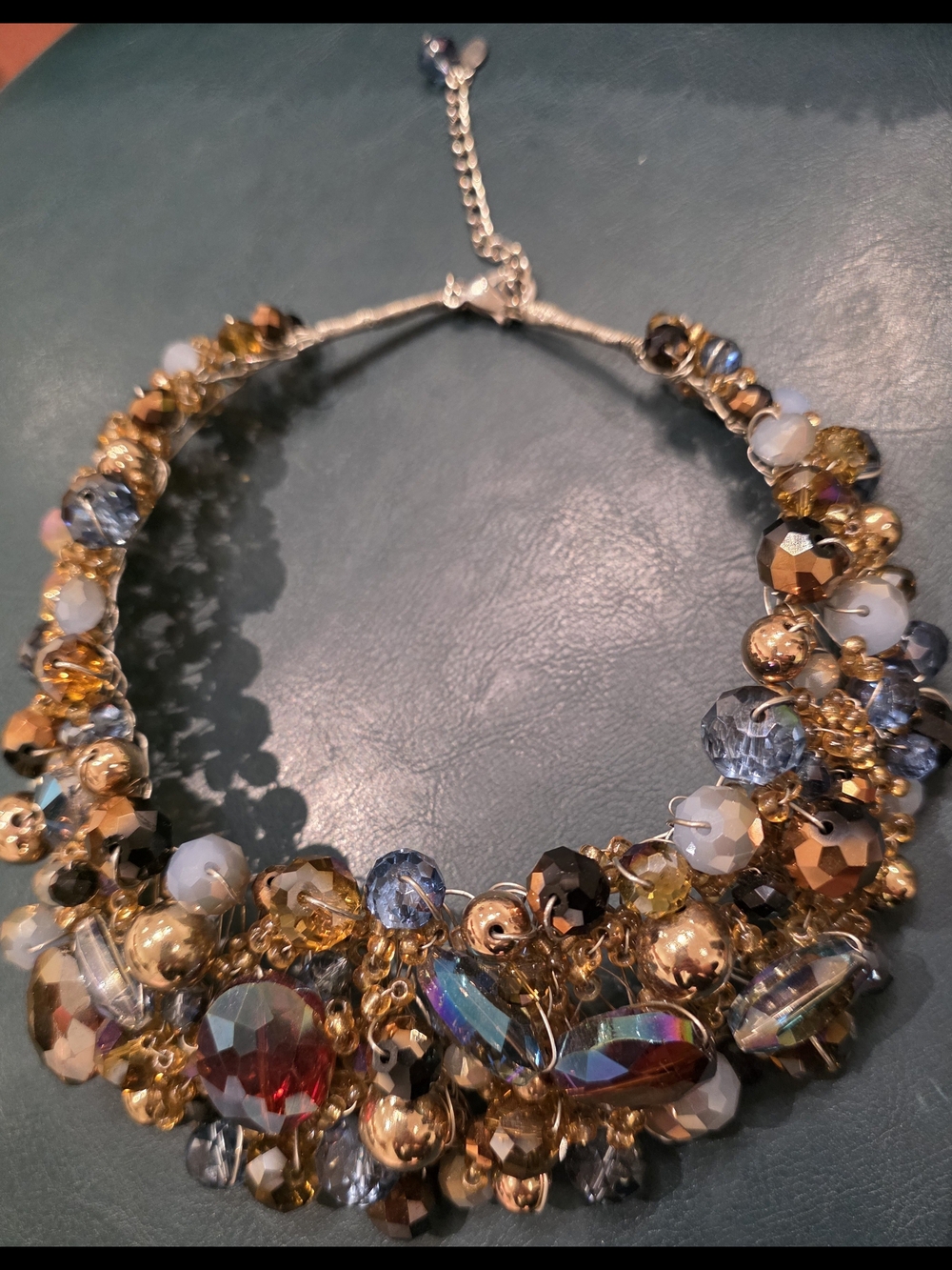 ALDO BEADED STATEMENT COLLAR NRCKLACE